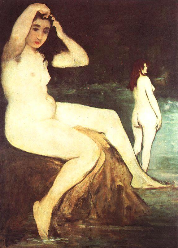 Edouard Manet Bathers on the Seine oil painting image